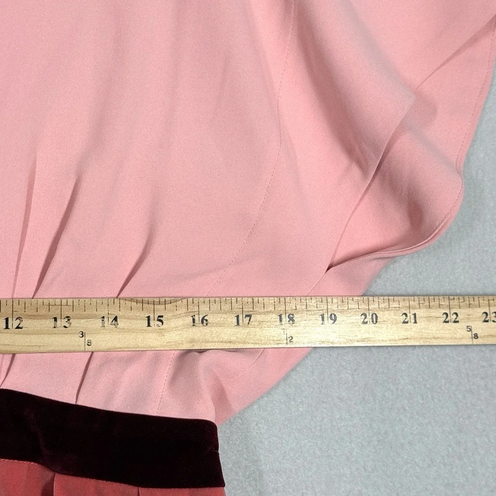 Pomander Place Tuckernuck Dress Womens Small Pink Velvet Isabelle Feminine‎ Date